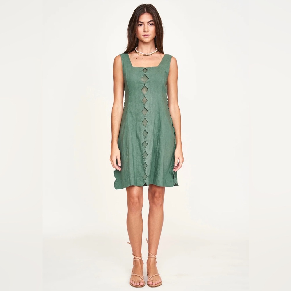 Elegant Green Mini Dress